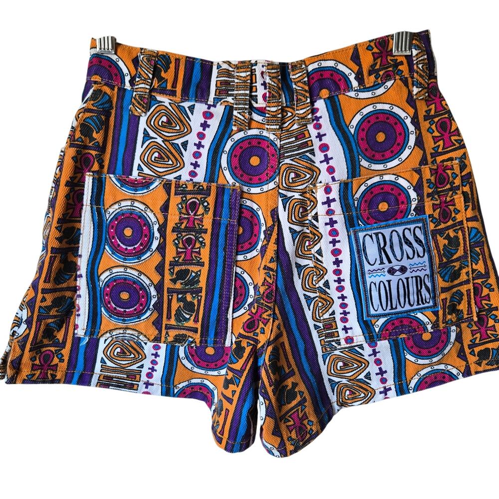 Cross Colours 90's Vintage Printed Twin Set NWOT Size 2 Top 5/6 Bottoms NICE! - Picture 3 of 8